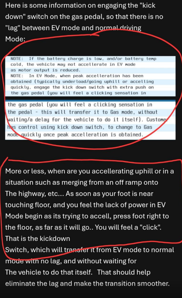 Mazda Kickdown Email